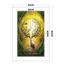 Load image into Gallery viewer, Deer-11CT Stamped 3 Strands Cross Stitch-62x97cm
