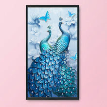 Load image into Gallery viewer, Peacock-11CT Stamped 3 Strands Cross Stitch-60x100cm
