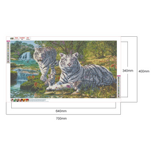 Load image into Gallery viewer, Tiger -Full Round/Square Diamond Painting (70*40cm)
