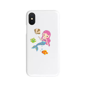 6pcs-Mermaid-Diamond Painting Free Stickers