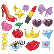 Load image into Gallery viewer, 13pcs-Mother&#39;S Day Jewelry-Diamond Painting Free Stickers
