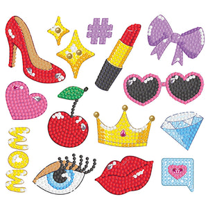 13pcs-Mother'S Day Jewelry-Diamond Painting Free Stickers