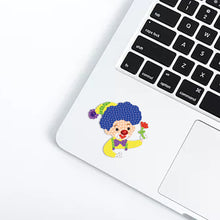 Load image into Gallery viewer, 6pcs-Clown-Diamond Painting Free Stickers
