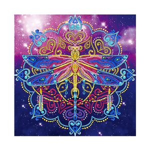 Mandala-Partial Special Luminous Diamond Painting-30x30cm