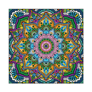 Mandala-Partial Special Luminous Diamond Painting-30x30cm