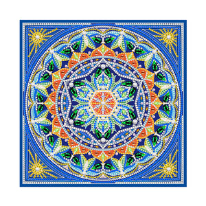 Mandala-Partial Special Luminous Diamond Painting-30x30cm