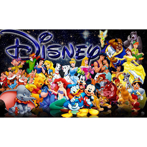 Disney Characters-Full Drill Diamond Painting-75x45cm