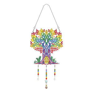 Hanging Light Catcher Board Rainbow Art Plate