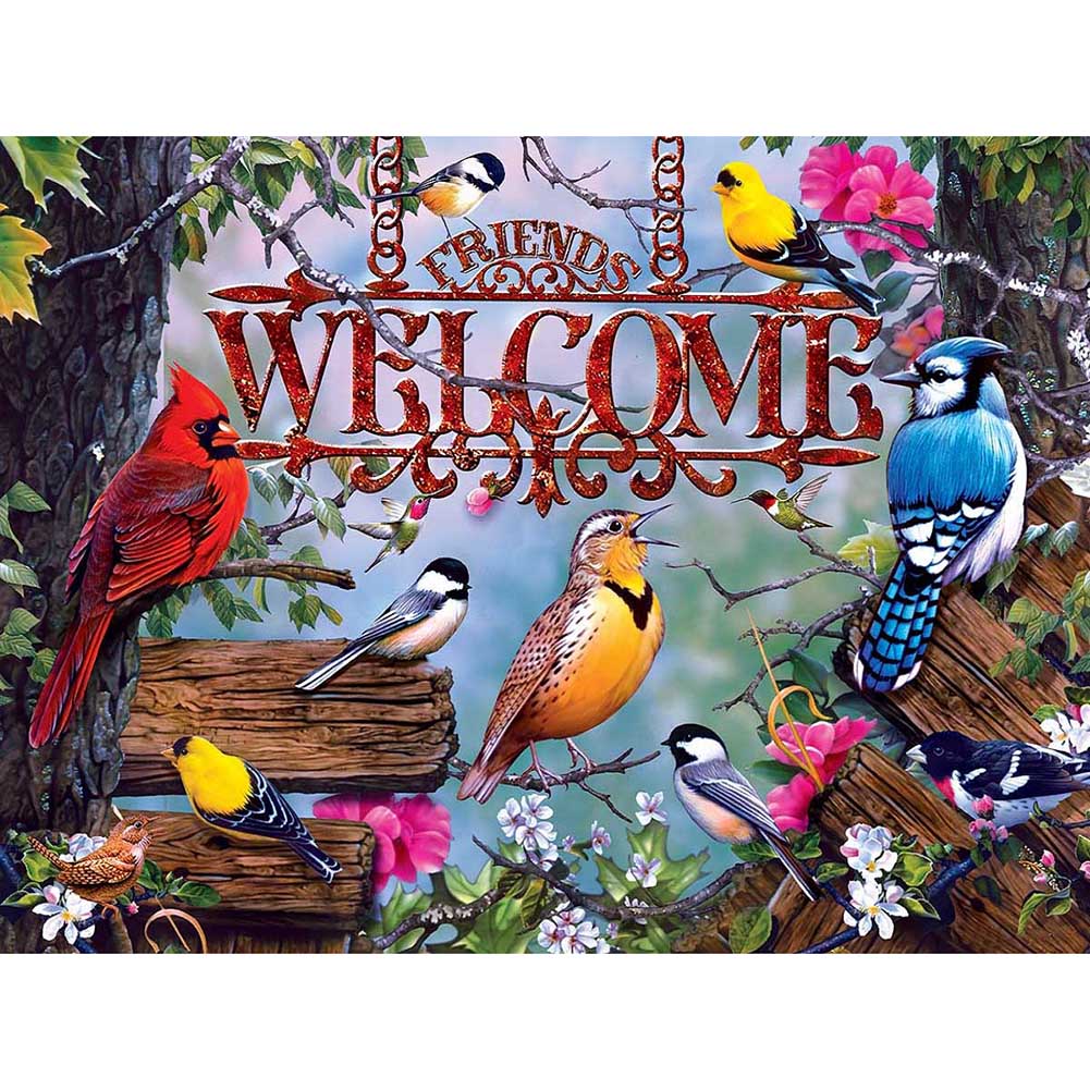 Welcome Letter-Full Drill Diamond Painting