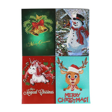 Load image into Gallery viewer, 8pcs/set Christmas Greeting Cards Diamond Painting
