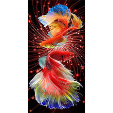 Load image into Gallery viewer, Koi Fish-Full Drill Diamond Painting-40x80cm
