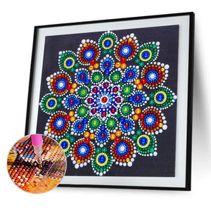 Mandala-Special Shaped Crystal Diamond Painting-30*30CM