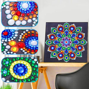 Mandala-Special Shaped Crystal Diamond Painting-30*30CM