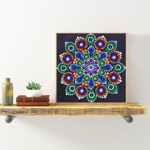 Mandala-Special Shaped Crystal Diamond Painting-30*30CM