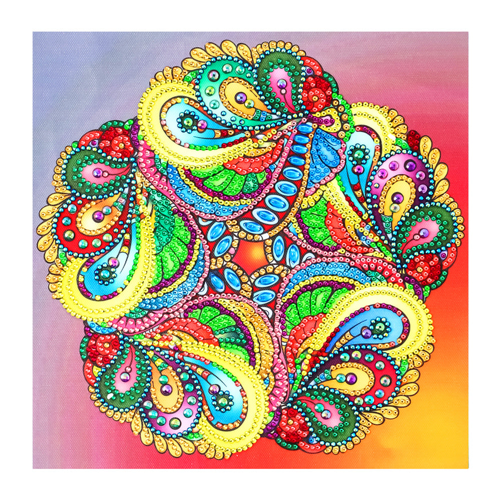 Mandala-Special Shaped Crystal Diamond Painting-30*30cm