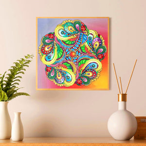 Mandala-Special Shaped Crystal Diamond Painting-30*30cm