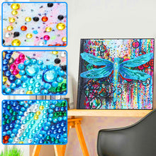 Load image into Gallery viewer, Dragonfly-Special Shaped Crystal Diamond Painting-30*30cm
