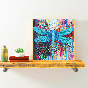 Dragonfly-Special Shaped Crystal Diamond Painting-30*30cm