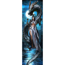 Load image into Gallery viewer, Dragon-Full Drill Diamond Painting-35x110cm
