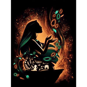 Silhouettes Of Disney Characters-Full Drill Diamond Painting