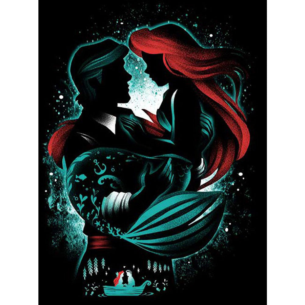 Silhouettes Of Disney Characters-Full Drill Diamond Painting