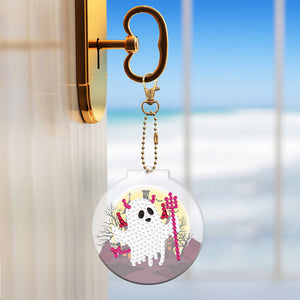 2pcs Halloween Double Sided Keychain