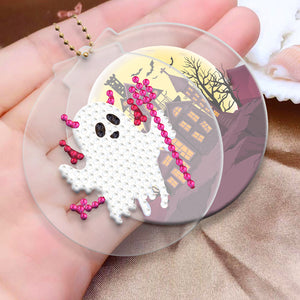 2pcs Halloween Double Sided Keychain