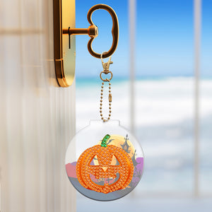 2pcs Halloween Double Sided Keychain