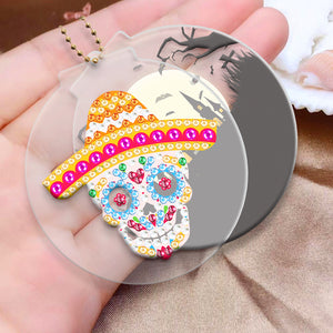 2pcs Halloween Double Sided Keychain