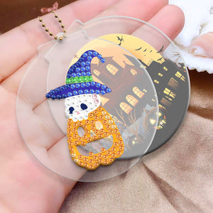 2pcs Halloween Double Sided Keychain