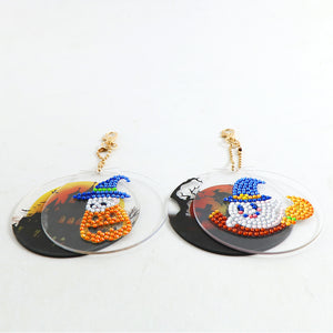 2pcs Halloween Double Sided Keychain