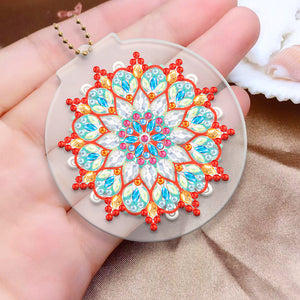 2pcs Mandala Double Sided Keychain