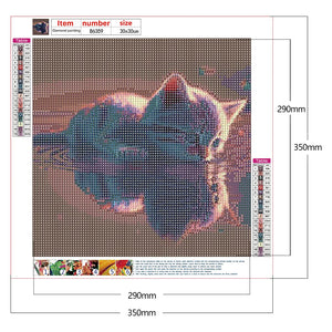 Cat-Full Drill Diamond Painting