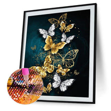 Load image into Gallery viewer, Golden Butterfly  - Full Drill Diamond Painting
