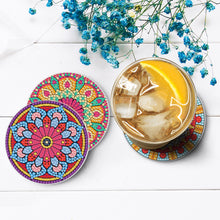 Load image into Gallery viewer, 8pcs/set +1 storage rack-Mandala-Acrylic Diamond Coaster
