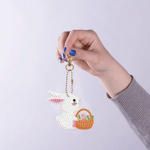 5pcs Rabbit Double Sided Keychain