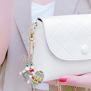 5pcs Rabbit Double Sided Keychain