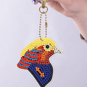 5pcs Chicken Double Sided Keychain