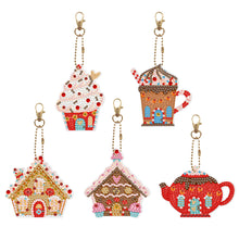 Load image into Gallery viewer, 5pcs Ice Cream Double Sided Keychain
