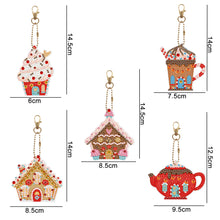 Load image into Gallery viewer, 5pcs Ice Cream Double Sided Keychain
