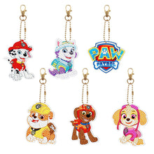 Load image into Gallery viewer, 6pcs Paw Patrol Double Sided Keychain
