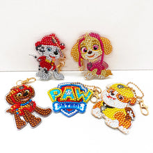 Load image into Gallery viewer, 6pcs Paw Patrol Double Sided Keychain
