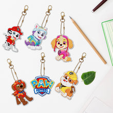 Load image into Gallery viewer, 6pcs Paw Patrol Double Sided Keychain
