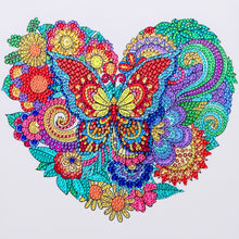 Load image into Gallery viewer, Love Butterfly-Special Shaped Crystal Diamond Painting-30*30cm
