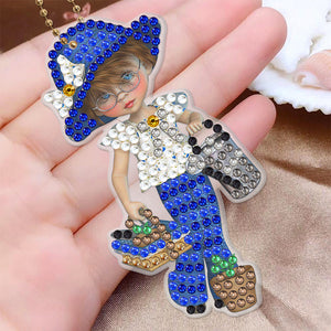 6pcs Doll Double Sided Keychain