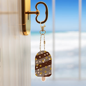 6pcs Ice Cream Double Sided Keychain