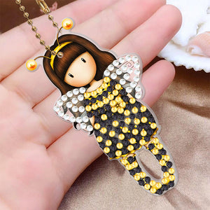 5pcs Doll Double Sided Keychain