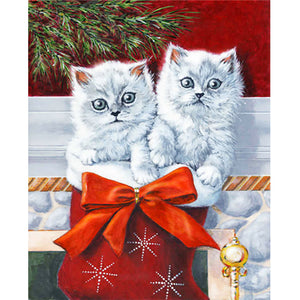 Two Cats-Full Drill Diamond Painting