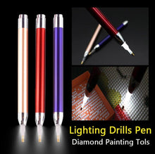 Load image into Gallery viewer, Luminous Diamond Painting Tool Point Drill Pen
