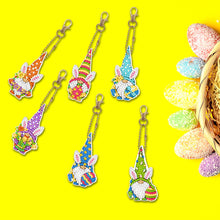 Load image into Gallery viewer, 6pcs Easter Double Sided Keychain
